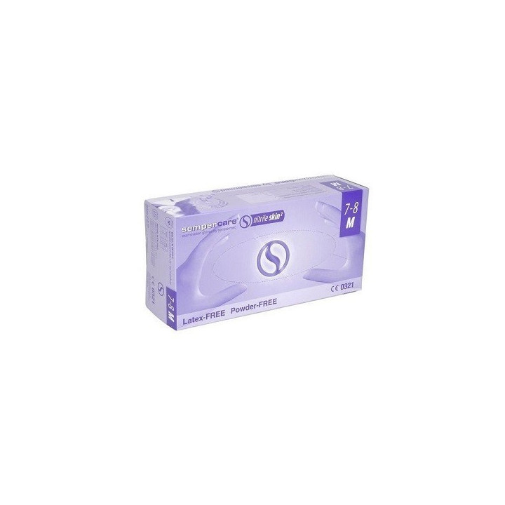 Rękawiczki nitrylowe bezpudrowe Sempercare Skin2 / 200 szt.