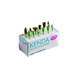 Gumki polerskie Kenda Amalgam / zielone / brązowe / opakowanie 12 szt.