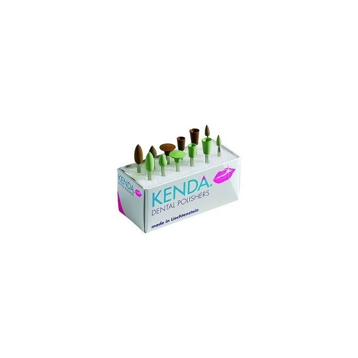 Polishing polishes Kenda Amalgam / green / brown 12 pcs.