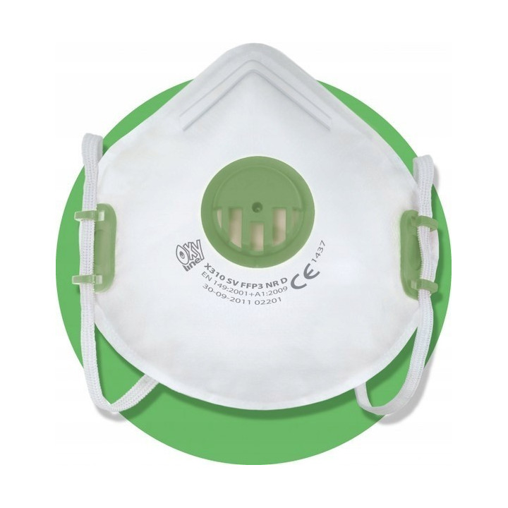 FS-O / 30V half mask FFP3 NR D For protection against PM2.5 and PM10 - max. up to 3,000% of the norm