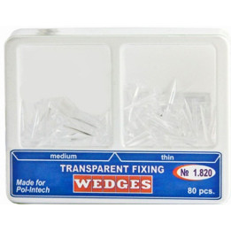 Transparent wedges / 80pcs.