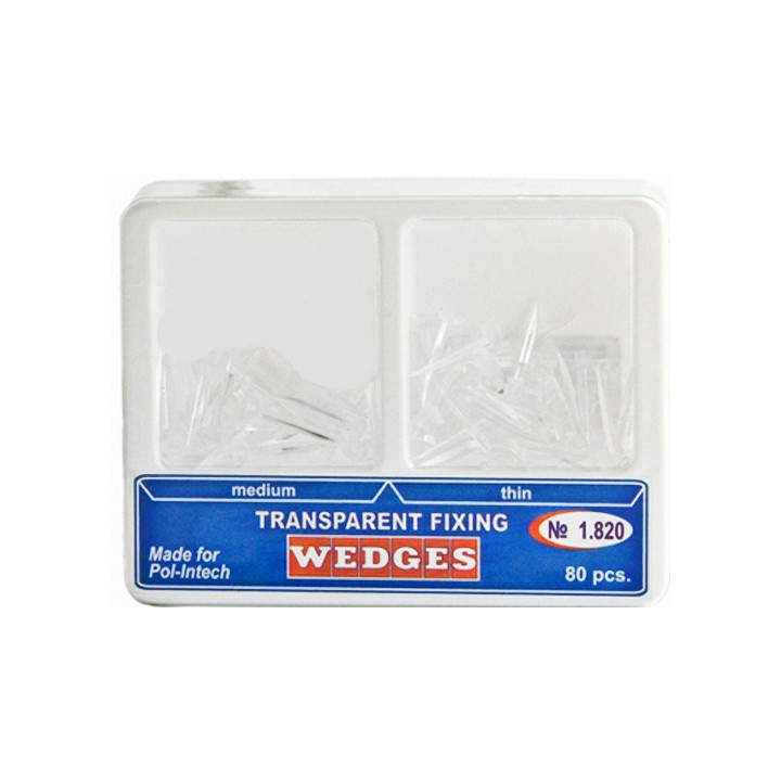 Transparent wedges / 80pcs.