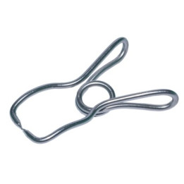 Spring clamp for perforated dies