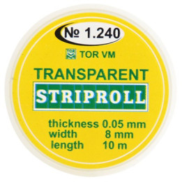 Transparent polyester tape