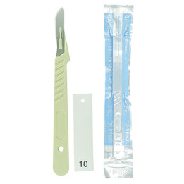 Disposable scalpel No. 10 / 10pcs.