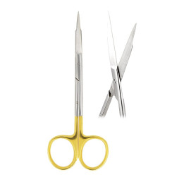 Goldman-Fox TC scissors with cemented carbide insert Super-Cut
