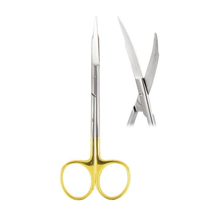 Goldman-Fox TC scissors with cemented carbide insert Super-Cut