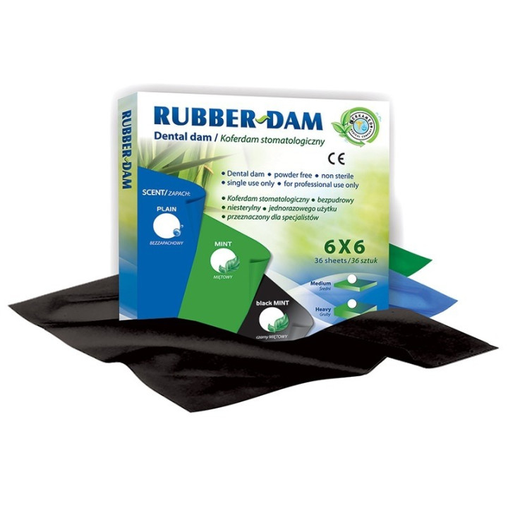 Koferdam Rubber-Dam / 36 szt.