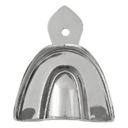 Steel impression tray with edge - full upper