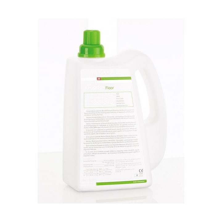 Hygiene 360 PROSEPT Floor 2L - Biodegradowalny koncentrat do dezynfekcji dużych powierzchni zmywalnych wodą