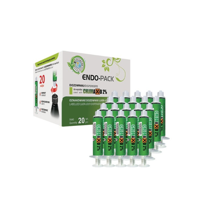 Endo-Pack syringes for Chloraxid 2% / 20 pcs