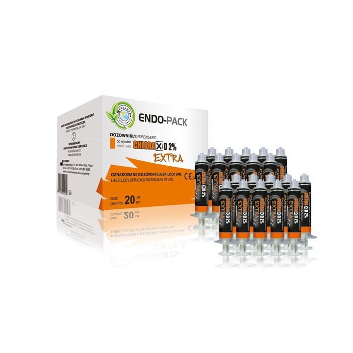 Endo-Pack syringes for Chloraxid 2% Extra / 20 pcs