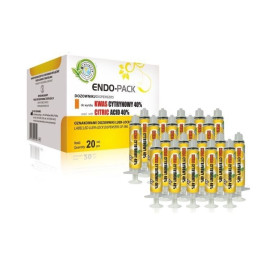 Strzykawki Endo-Pack do kwasu cytrynowego / 20 szt