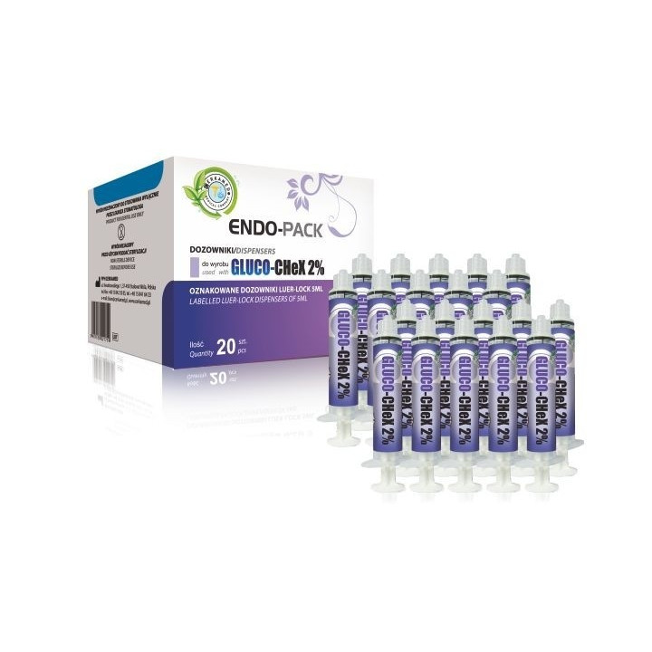 Strzykawki Endo-Pack do Gluco-Chex 2% / 20 szt