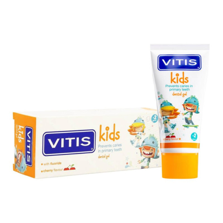 VITIS Kids 50ml - cherry flavored toothpaste for children