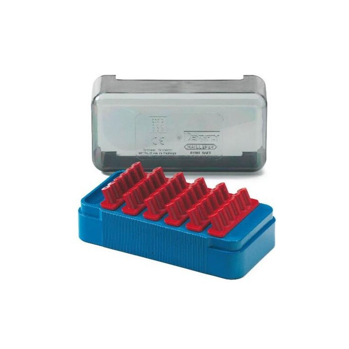 Endobox container for sterilization of drills and endodontic tools (empty - does not contain inserts)