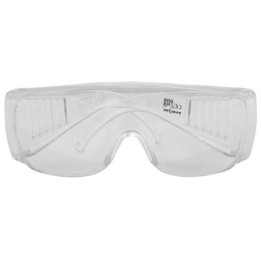 Transparent safety glasses