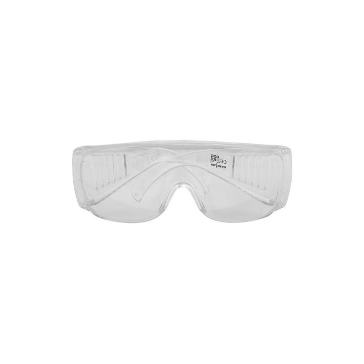 Transparent safety glasses