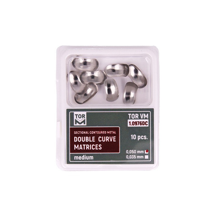 Sectional matrices double profiled medium / 10 pcs