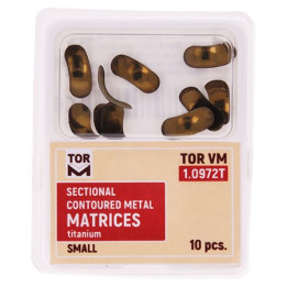 Titanium sectional matrices small / 10 pcs