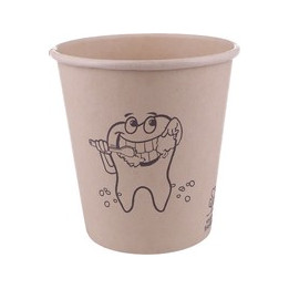 Tooth  bamboo cups 170ml. 50 pcs.