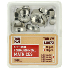 Sectional profiled matrices (pack of 50) small