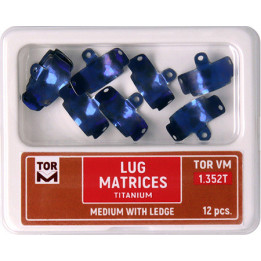 LUG matrices with titanium handle - profiled 5.5 mm. 1.352T pack of 12 pcs.