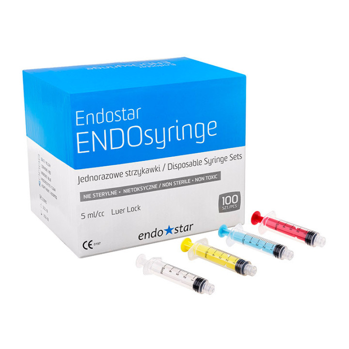 Luer Lock Syringes 100 pcs Endostar