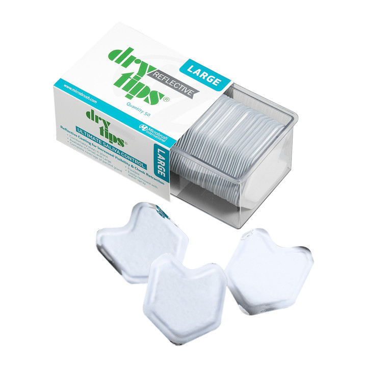 Pampersy policzkowe Dry Tips lustrzane 50 sztuk
