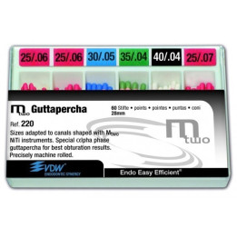 Gutta-percha Mtwo / 60 pcs.