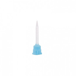 Końcówki mieszające DENTALINE wąskie krótkie niebiesko-białe / 50 szt.