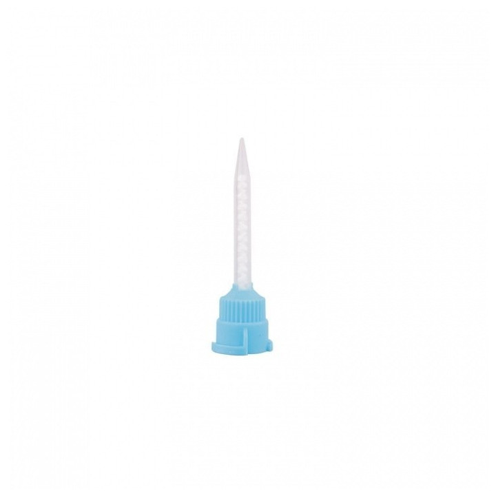 Mixing tips DENTALINE short narrow blue-and-white / 50 pcs.