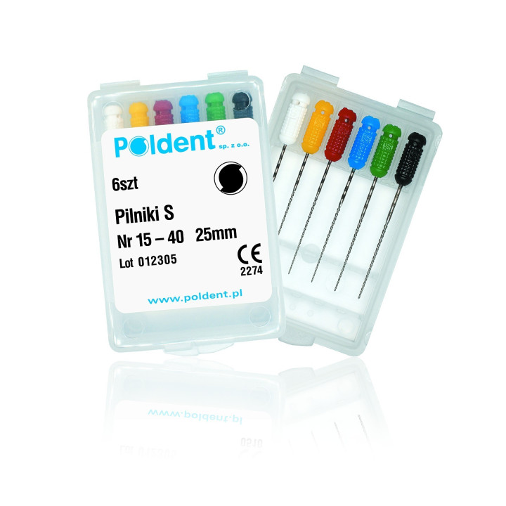 S files manually POLDENT / 6 pcs.
