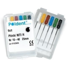 Pilniki NiTi H ręczne / 6 szt.
