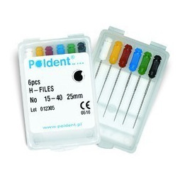 H-file manually / 6 pcs.