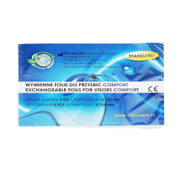 Folie wymienne do przyłbic Comfort Standard / 5 szt.