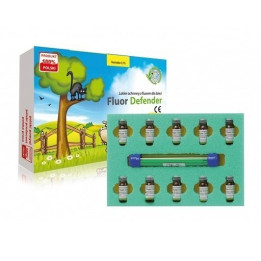 Fluor Defender maxi / 10 x 1ml + komplet pędzelków